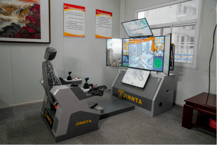 山西建投工程机械公司晋塔远程驾驶塔机亮相锦绣汾东项目