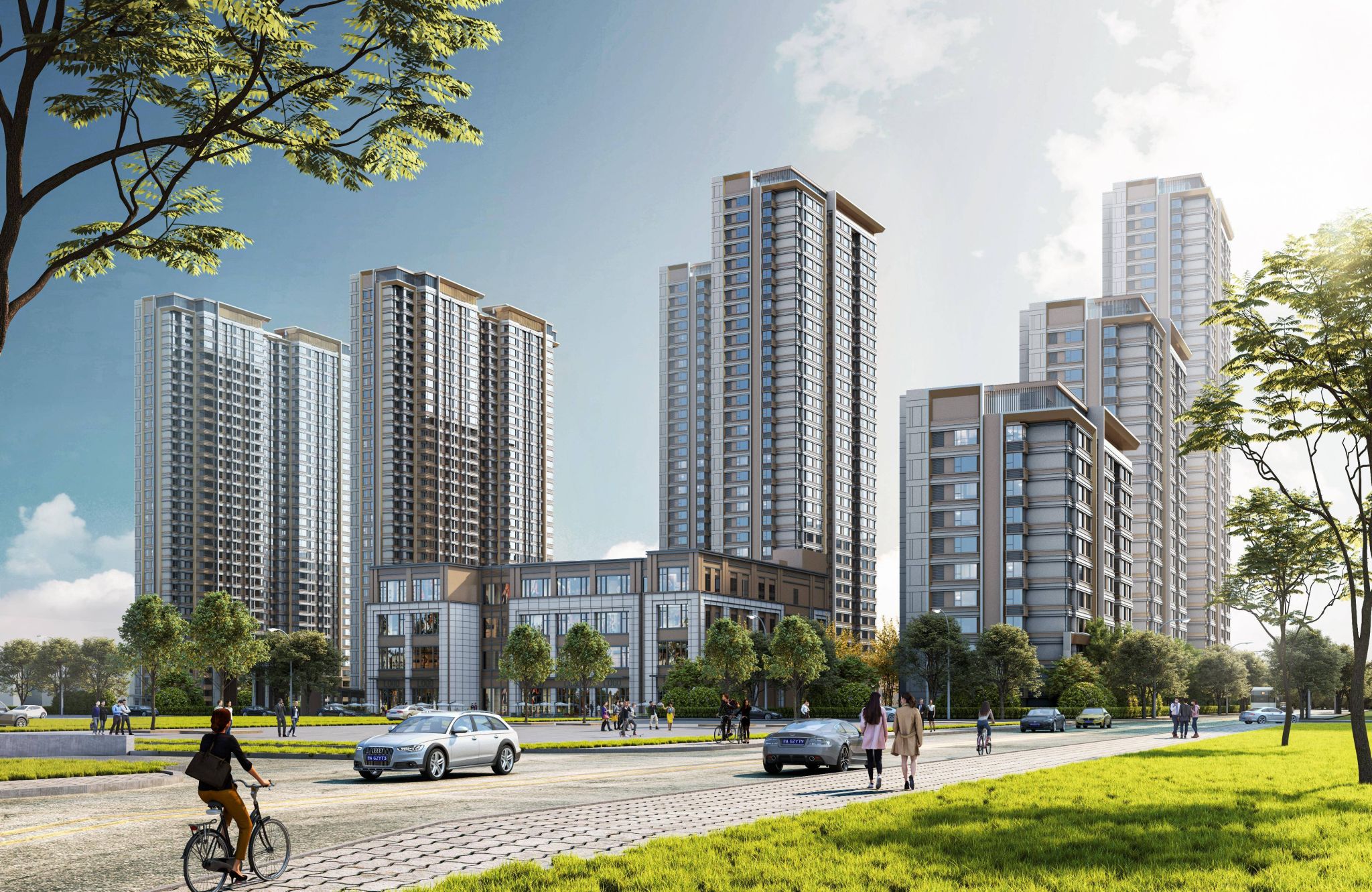 山西建投二建集团承建的北固碾城中村改造项目圆满封顶