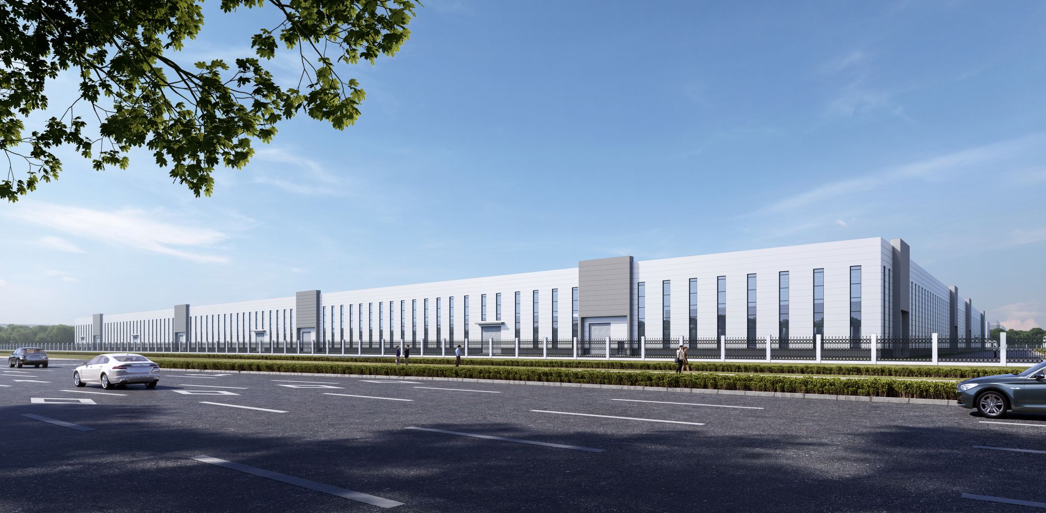 山西建投潇河产业公司承建的太重高端装备制造和风电装备产业链配套项目成功首吊