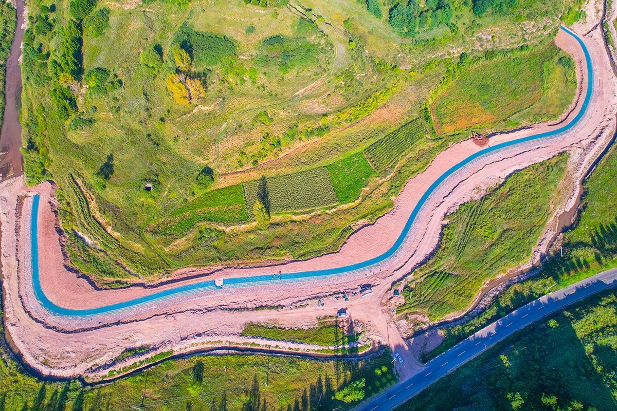 山西建投四建集团承建的沁源县水系连通及水美乡村建设项目获表扬